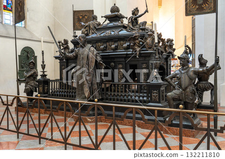 Indoor view of Frauenkirche church in Munich, Germany. Indoor view of Frauenkirche church in Munich, Germany. 132211810