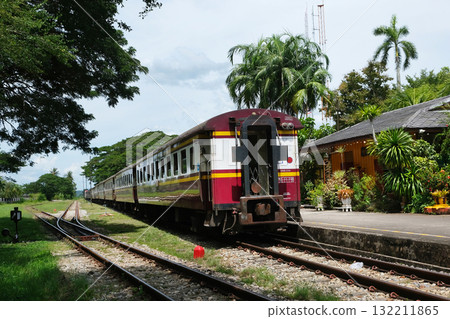 State Railway of Thailand train at Kanthang Station State Railway of Thailand train at Kanthang Station 132211865