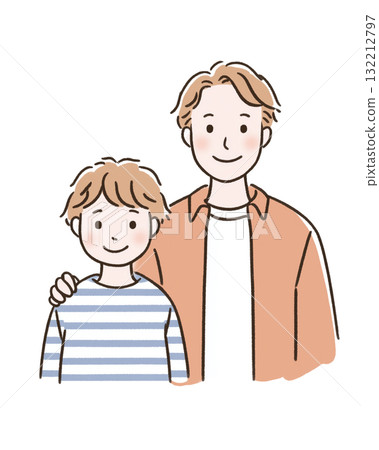 Father and son 132212797