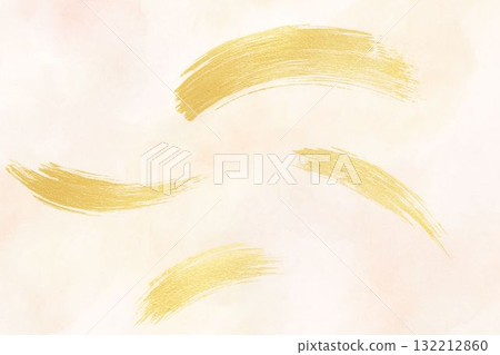 Golden Japanese paper texture background material 132212860