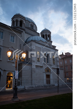 Trieste cityscape, Italy 132212943