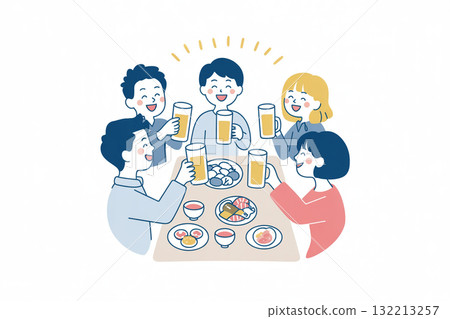 忘年會、酒會、年底 132213257