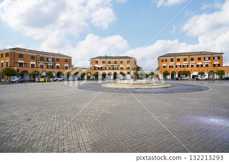 The city of Tresigallo, Italy The city of Tresigallo, Italy 132213293