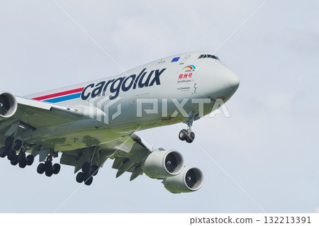 盧森堡貨運航空公司波音 747-8F 著陸 盧森堡貨運航空公司波音 747-8F 著陸 132213391