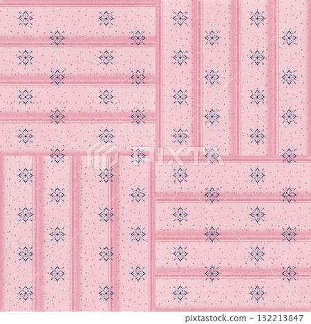 Grid Pattern Background with Line Art Decorated with Snowflakes and Bows Purple Green Pink Holiday P Grid Pattern Background with Line Art Decorated with Snowflakes and Bows Purple Green Pink Holiday P 132213847