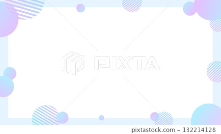 Cute gradient geometric pattern business frame background Cute gradient geometric pattern business frame background 132214128