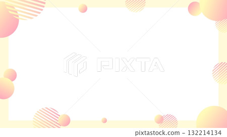Cute gradient geometric pattern business frame background Cute gradient geometric pattern business frame background 132214134