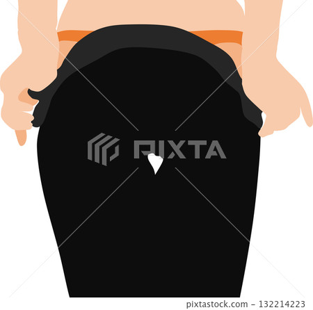 女人脫掉絲襪的腿插畫 132214223