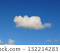 White clouds floating in the blue sky 132214283