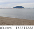 Calm sea and Mount Hakodate 132214288