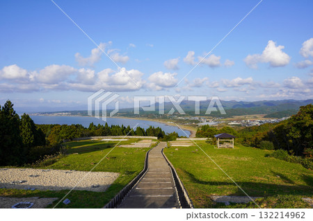 從勝山城遺址眺望上之國町 從勝山城遺址眺望上之國町 132214962