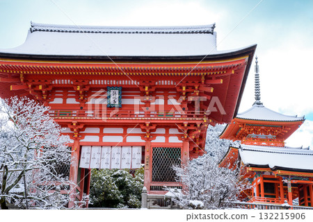 Kiyomizudera的雪景 132215906