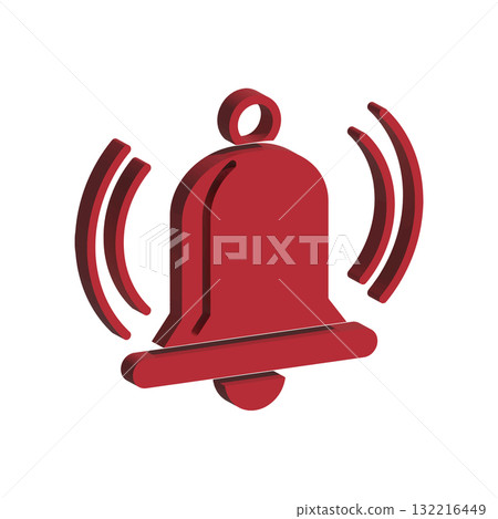 Bell icon design template 132216449