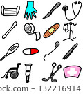 各種醫療用品圖標集 132216914