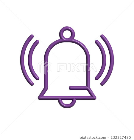 Bell icon design template 132217480