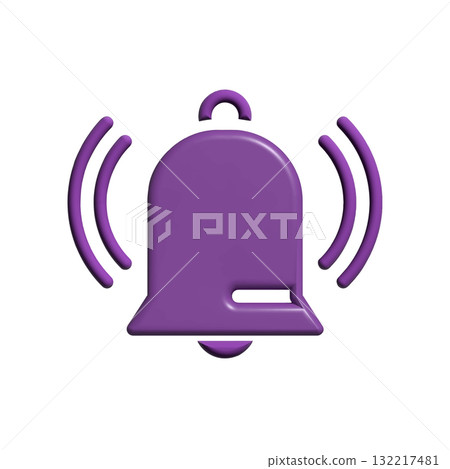 Bell icon design template Bell icon design template 132217481