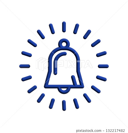 Bell icon design template 132217482