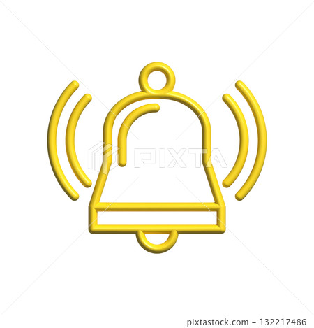Bell icon design template Bell icon design template 132217486