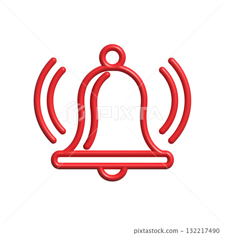 Bell icon design template Bell icon design template 132217490