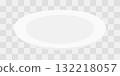 White Plate Empty Dishware for dinner, lunches or other Food Presentations Minimalistic Flat Design 132218057