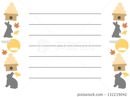 Moon viewing letter Moon viewing letter 132219042