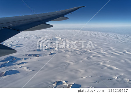 Greenland seen from an airplane Greenland seen from an airplane 132219417