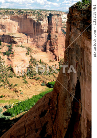 Surrounding Terrain, Cliffs, and Valley Canyon De Chelly Arizona 132219461