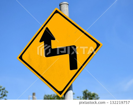 Turn left (Warning sign) Turn left (Warning sign) 132219757