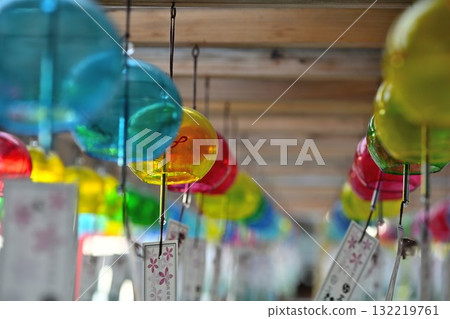 Wind chimes at Gosen Hachimangu Shrine (Niigata Prefecture) 132219761