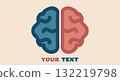 Bipolar disorder concept with mood swings hope and mental health awareness illustration 132219798