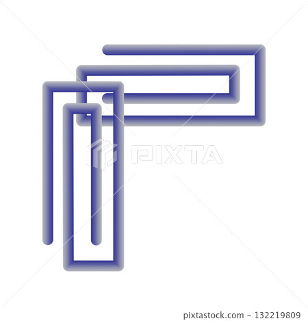 Paperclip icon design template Paperclip icon design template 132219809