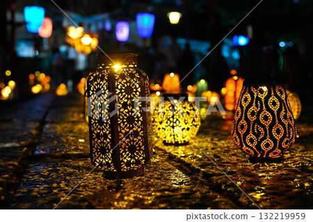 Gosen Hachiman Shrine Lighting Event (Niigata Prefecture) 132219959