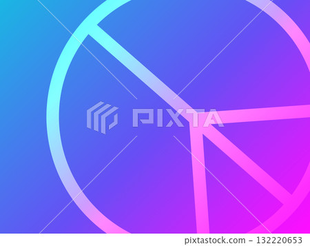 Circular lines composition on blue and pink gradient background | Abstract, modern, vector Circular lines composition on blue and pink gradient background | Abstract, modern, vector 132220653