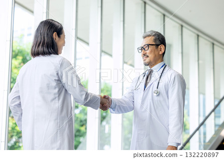 Doctor shaking hands Doctor shaking hands 132220897
