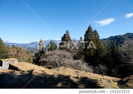岐阜縣惠那市_岩村城景色_2025年1月17日 132221521