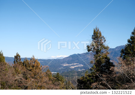 岐阜縣惠那市_岩村城景色_2025年1月18日 132221522