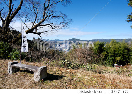 岐阜縣惠那市_從岩村歷史博物館停車場看到的景色_2025年1月 岐阜縣惠那市_從岩村歷史博物館停車場看到的景色_2025年1月 132221572