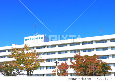 愛知縣犬山市犬山中央醫院風景 愛知縣犬山市犬山中央醫院風景 132221782