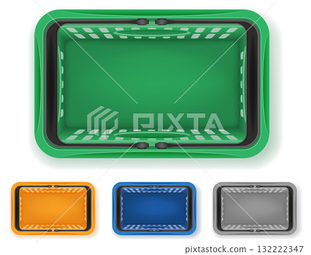 plastic basket for shopping the store market shop cartoon stock vector illustration isolated plastic basket for shopping the store market shop cartoon stock vector illustration isolated 132222347