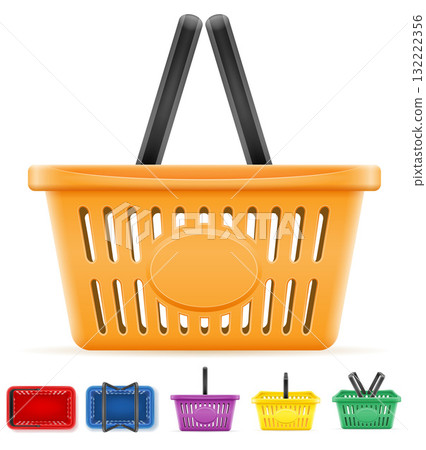 plastic basket for shopping the store market shop cartoon stock vector illustration isolated plastic basket for shopping the store market shop cartoon stock vector illustration isolated 132222356
