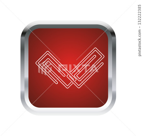 Paperclip icon design template Paperclip icon design template 132222385