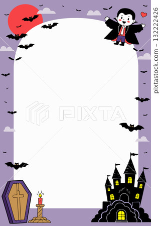 Halloween Night Scene with Bats and Tomb 132222426