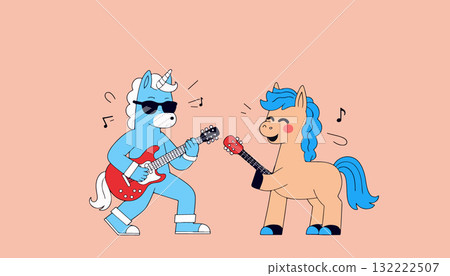 Unicorns Playing Guitars Unicorns Playing Guitars 132222507