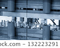 The sheet metal working process by transfer die. 132223291