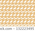 Abstract geometric pattern with stripes, lines. Seamless vector background. White and golden ornament. Simple lattice graphic design 132223495
