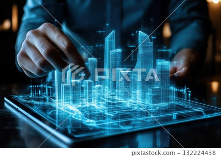 Virtual Cityscape Visualization with Touch Interaction on Modern Digital Tablet Display 132224438