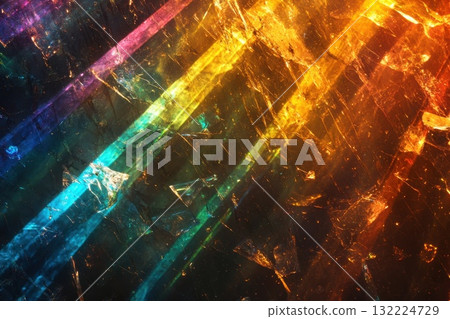 Vibrant Abstract Background with Colorful Light Reflections and Textures for Creative Use Vibrant Abstract Background with Colorful Light Reflections and Textures for Creative Use 132224729
