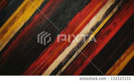 Vibrant Abstract Background Featuring Bold Stripes in Red, Gold, Black, and White, Perfect for Modern Design Projects and Artistic Expressions Vibrant Abstract Background Featuring Bold Stripes in Red, Gold, Black, and White, Perfect for Modern Design Projects and Artistic Expressions 132225131