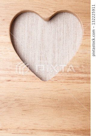 Kitchen board with heart shape as border frame Kitchen board with heart shape as border frame 132225911