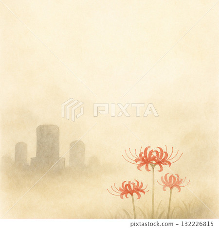Cluster amaryllis series: Cluster amaryllis blooming in the cemetery 132226815